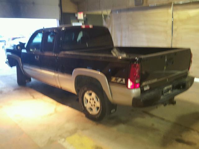 1GCEK19B36Z162171 - 2006 CHEVROLET SILVERADO BLACK photo 3