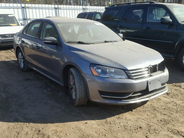 1VWAH7A31DC002517 - 2013 VOLKSWAGEN PASSAT S ნაცრისფერი ფოტო 1