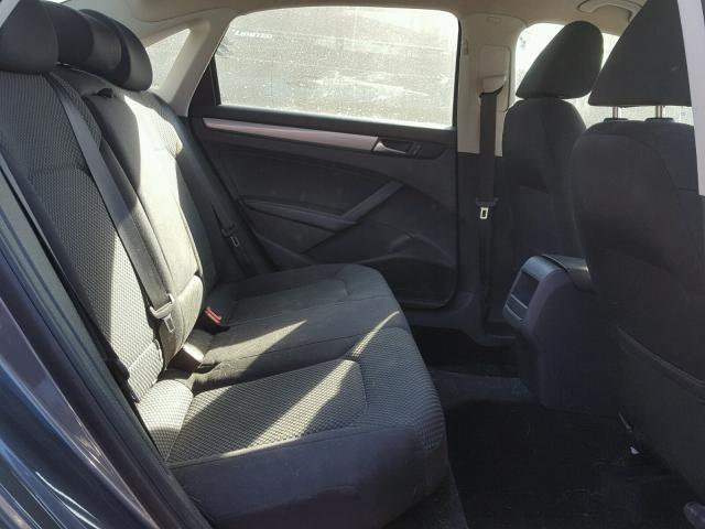 1VWAH7A31DC002517 - 2013 VOLKSWAGEN PASSAT S ნაცრისფერი ფოტო 6