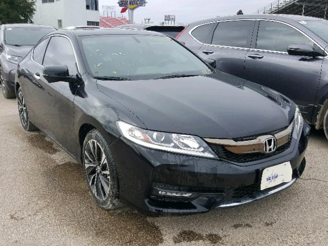 1HGCT1B86GA012236 - 2016 HONDA ACCORD EXL BLACK photo 1