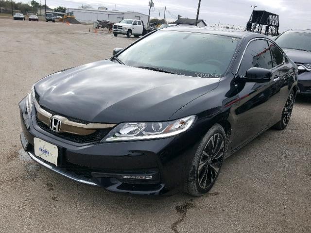 1HGCT1B86GA012236 - 2016 HONDA ACCORD EXL BLACK photo 2