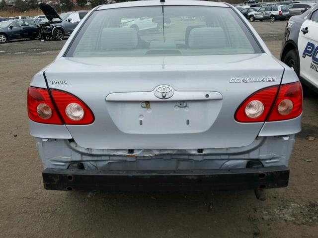 2T1BR32E46C632894 - 2006 TOYOTA COROLLA CE GRAY photo 9