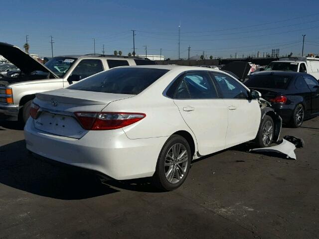 4T1BF1FK7FU109235 - 2015 TOYOTA CAMRY LE WHITE photo 4