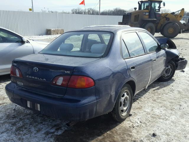 2T1BR12E9WC085271 - 1998 TOYOTA COROLLA VE BLUE photo 4