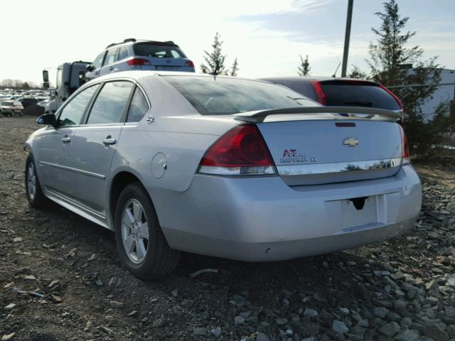 2G1WT57N891235692 - 2009 CHEVROLET IMPALA 1LT SILVER photo 3