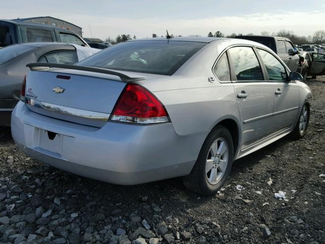 2G1WT57N891235692 - 2009 CHEVROLET IMPALA 1LT SILVER photo 4