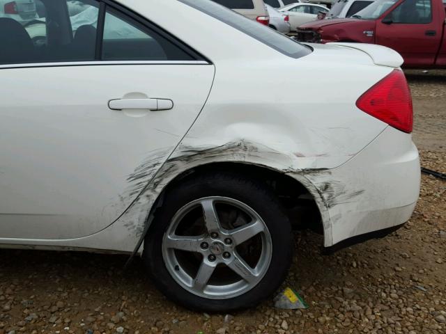 1G2ZG57N784273897 - 2008 PONTIAC G6 BASE WHITE photo 9