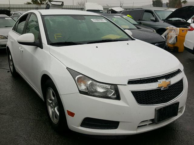 1G1PC5SB0E7370082 - 2014 CHEVROLET CRUZE LT WHITE photo 1