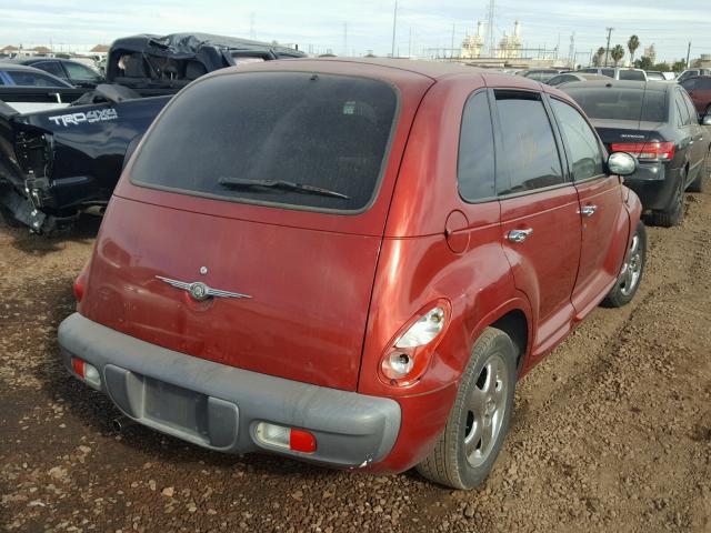 3C8FY4BB61T592127 - 2001 CHRYSLER PT CRUISER MAROON photo 4