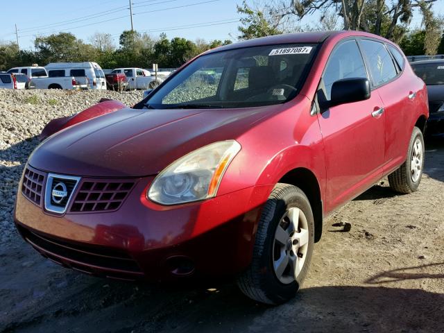 JN8AS5MT7AW000435 - 2010 NISSAN ROGUE S RED photo 2