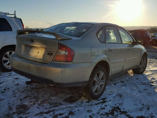 4S4BL86C764211337 - 2006 SUBARU LEGACY OUT BEIGE photo 4