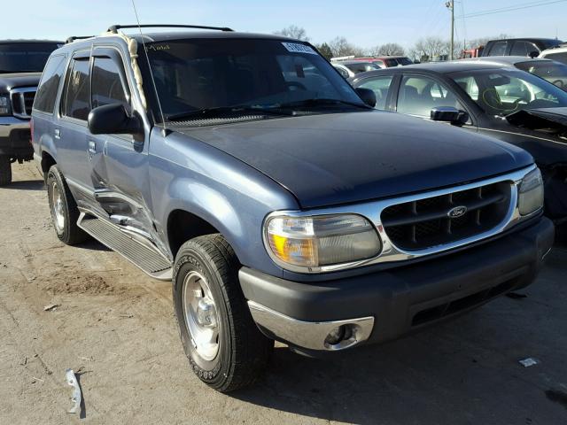 1FMZU73E1YZA54132 - 2000 FORD EXPLORER X BLUE photo 1