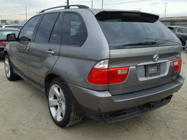 5UXFB53545LV10476 - 2005 BMW X5 4.4I CHARCOAL photo 3