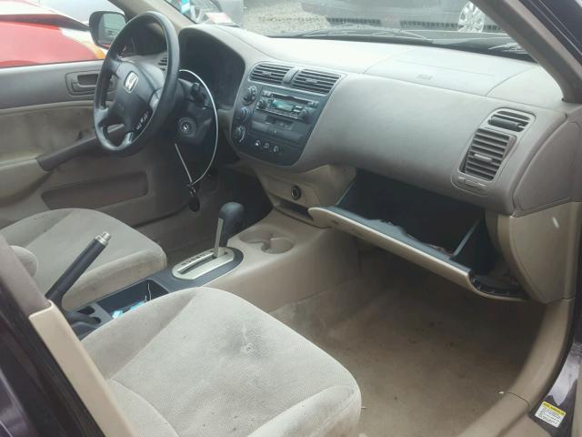 2HGES26791H518543 - 2001 HONDA CIVIC EX 紫色 照片 5