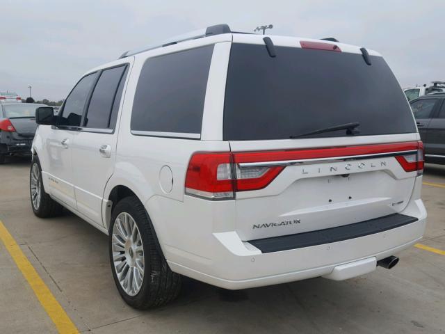 5LMJJ2HT2FEJ10970 - 2015 LINCOLN NAVIGATOR Biały zdjęcie 3