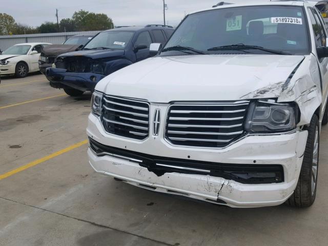 5LMJJ2HT2FEJ10970 - 2015 LINCOLN NAVIGATOR Biały zdjęcie 9