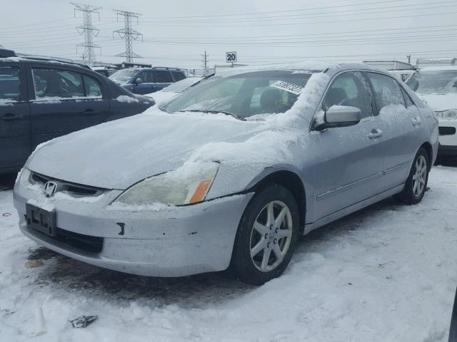 1HGCM66534A010756 - 2004 HONDA ACCORD EX SILVER photo 2