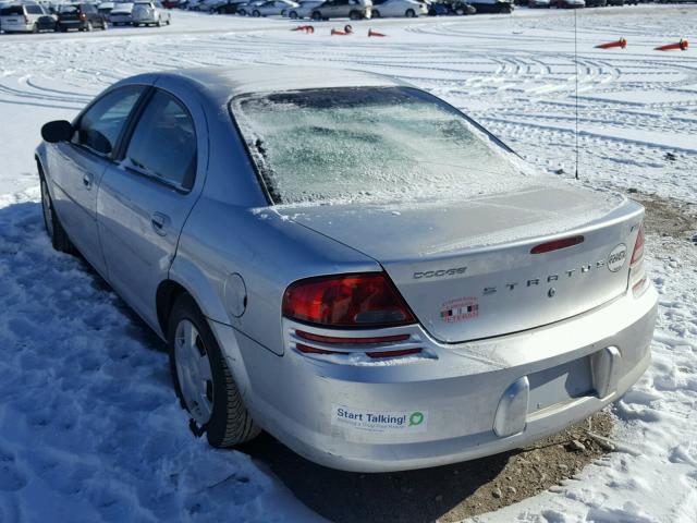 1B3EL46TX6N230941 - 2006 DODGE STRATUS SX SILVER photo 3