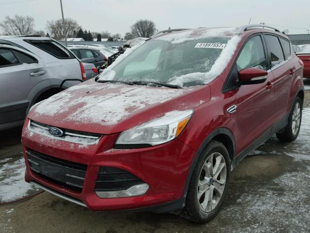 1FMCU0JXXGUA73534 - 2016 FORD ESCAPE TIT RED photo 2