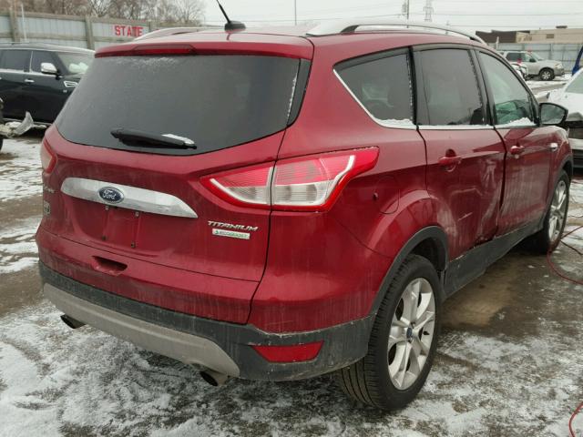 1FMCU0JXXGUA73534 - 2016 FORD ESCAPE TIT RED photo 4