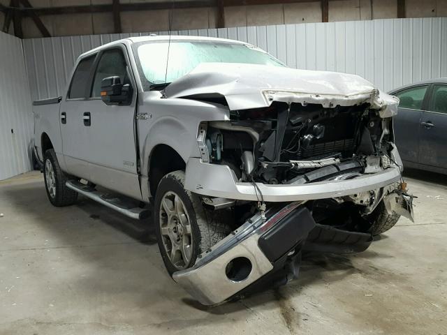 1FTFW1ET4EKE36752 - 2014 FORD F150 SUPER SILVER photo 1