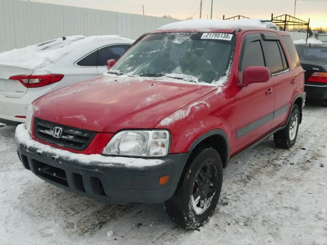 JHLRD1868XC076975 - 1999 HONDA CR-V EX RED photo 2