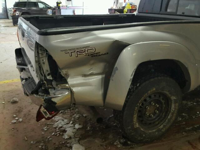 5TEUU42N36Z296453 - 2006 TOYOTA TACOMA ACC SILVER photo 9