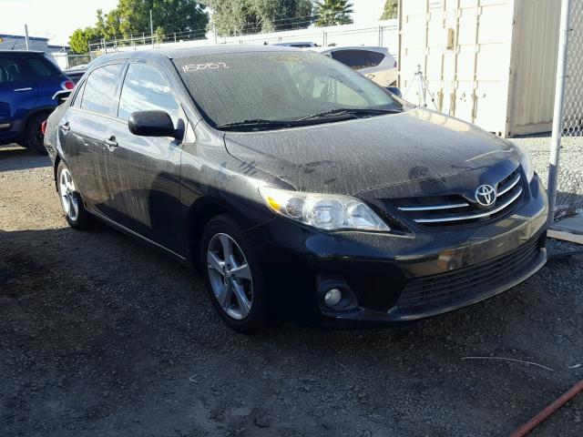 5YFBU4EEXDP122031 - 2013 TOYOTA COROLLA BA BLACK photo 1