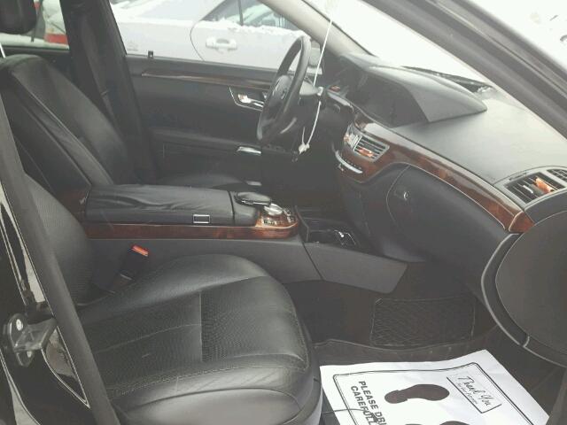 WDDNG86X77A117444 - 2007 MERCEDES-BENZ S 550 4MAT BLACK photo 5