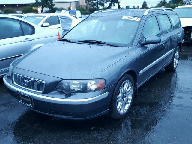 YV1SW59V542367743 - 2004 VOLVO V70 FWD BLUE photo 2