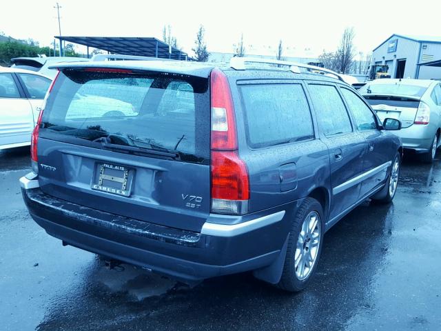 YV1SW59V542367743 - 2004 VOLVO V70 FWD BLUE photo 4