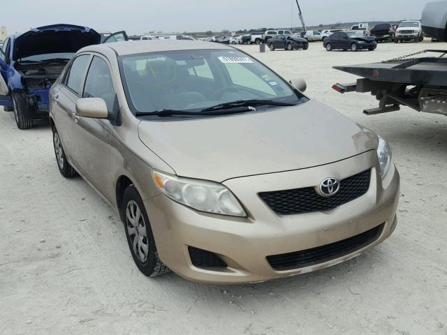 1NXBU40E79Z025267 - 2009 TOYOTA COROLLA BA GOLD photo 1