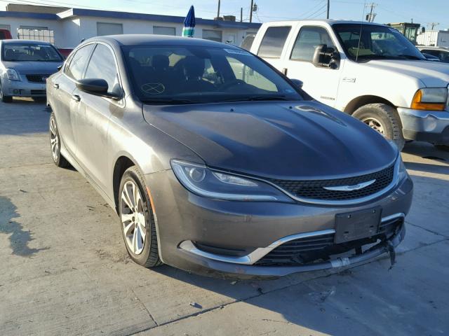 1C3CCCAB1GN137651 - 2016 CHRYSLER 200 LIMITE GRAY photo 1