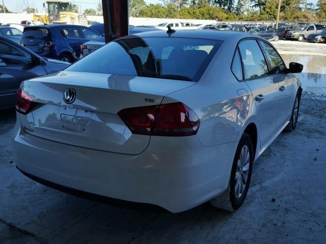 1VWAT7A32FC033518 - 2015 VOLKSWAGEN PASSAT S თეთრი ფოტო 4