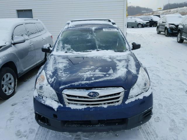 4S4BRCACXB3446162 - 2011 SUBARU OUTBACK 2. BLUE photo 9