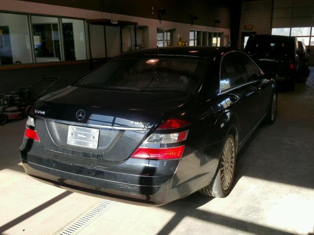 WDDNG86X47A105929 - 2007 MERCEDES-BENZ S 550 4MAT BLACK photo 4