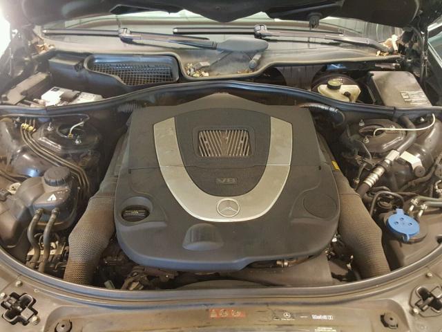 WDDNG86X47A105929 - 2007 MERCEDES-BENZ S 550 4MAT BLACK photo 7