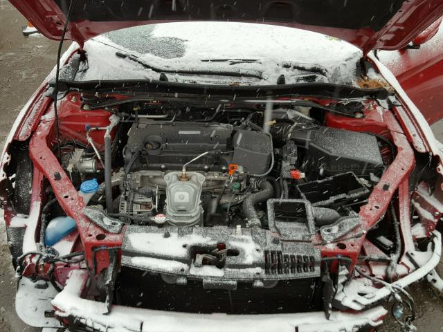 1HGCR2F52GA176975 - 2016 HONDA ACCORD SPO RED photo 7