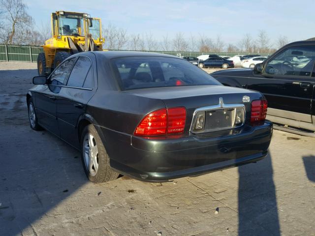 1LNHM86S6YY821580 - 2000 LINCOLN LS GREEN photo 3