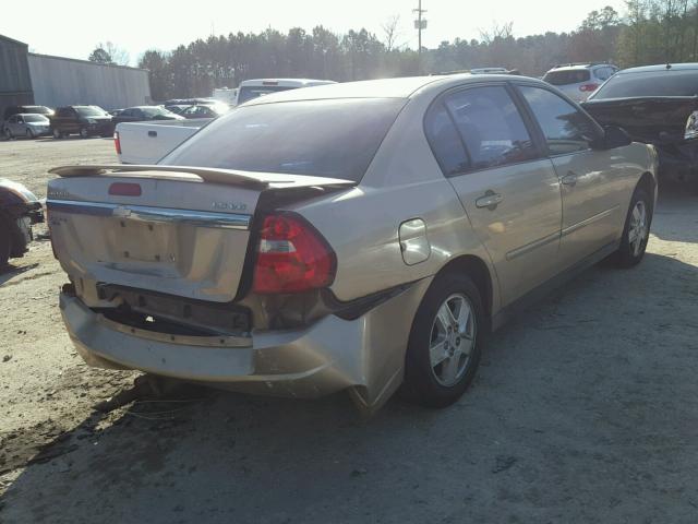 1G1ZT54844F111142 - 2004 CHEVROLET MALIBU LS GOLD photo 4