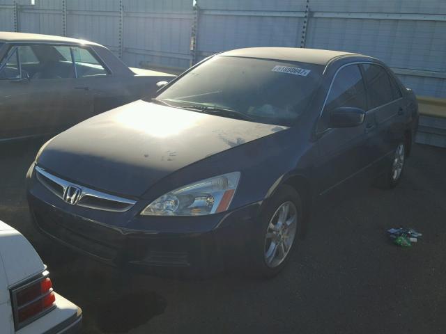 JHMCM56337C004194 - 2007 HONDA ACCORD SE BLUE photo 2