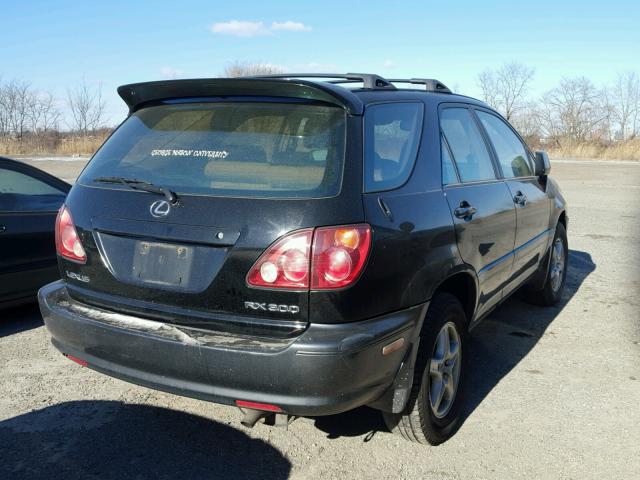 JT6HF10U8Y0131514 - 2000 LEXUS RX 300 BLACK photo 4