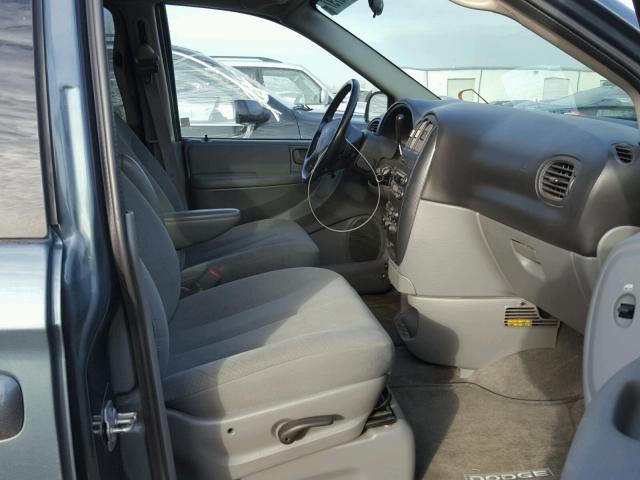 2D4GP44L07R292905 - 2007 DODGE GRAND CARA GRAY photo 5