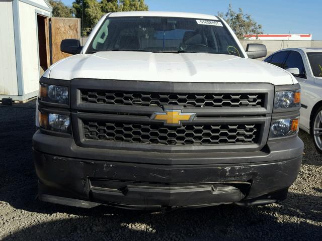 1GCRCPEHXFZ248699 - 2015 CHEVROLET SILVERADO WHITE photo 9