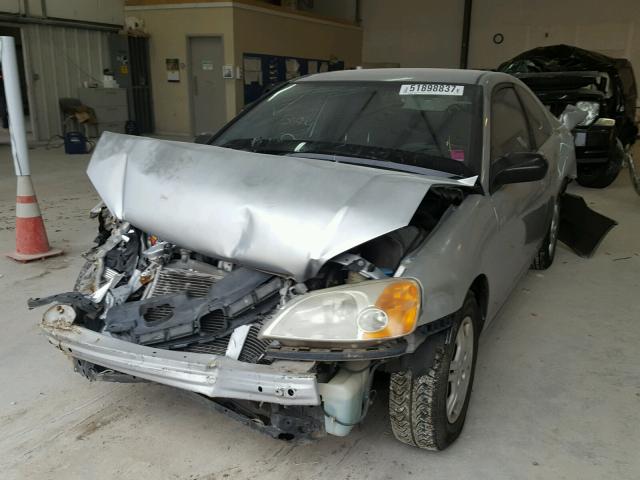 1HGEM21532L047798 - 2002 HONDA CIVIC LX SILVER photo 2