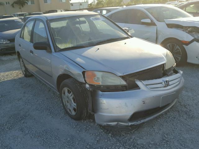 2HGES16182H539438 - 2002 HONDA CIVIC DX GRAY photo 1