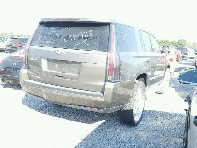 1GYS3BKJ5GR126050 - 2016 CADILLAC ESCALADE L GRAY photo 4