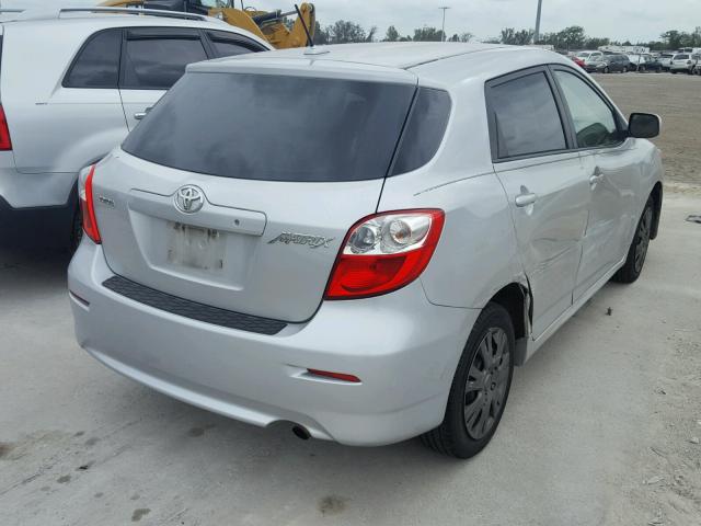 2T1KU40E29C048960 - 2009 TOYOTA COROLLA MA SILVER photo 4