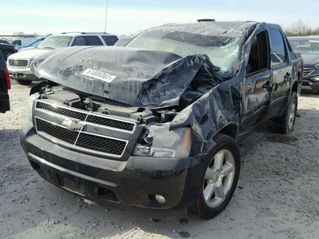 3GNEC22J69G177067 - 2009 CHEVROLET AVALANCHE BLACK photo 2