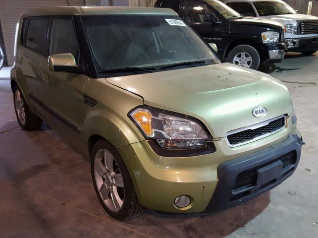 KNDJT2A26A7103603 - 2010 KIA SOUL + GREEN photo 1